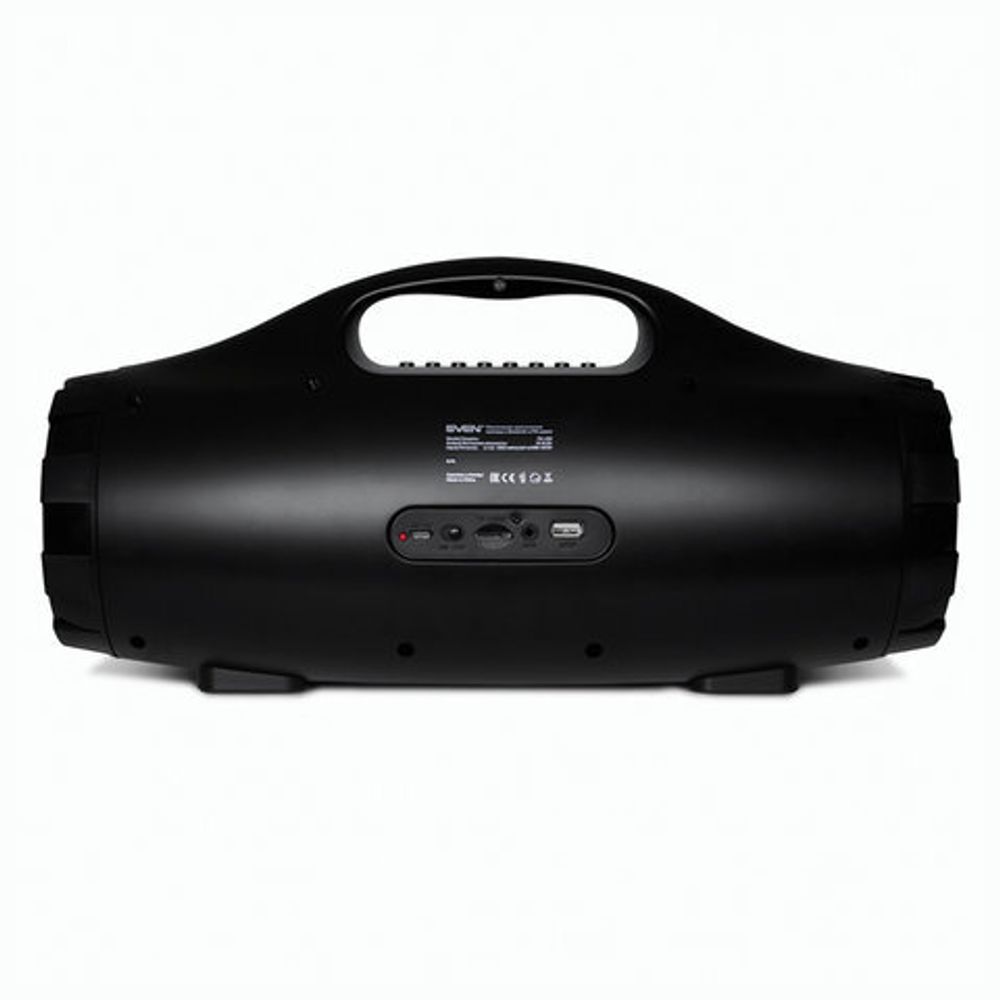 Колонка портативная SVEN PS-460, 2.0, 18 Вт, Bluetooth, FM-тюнер, USB, microUSB, черная, SV-015237
