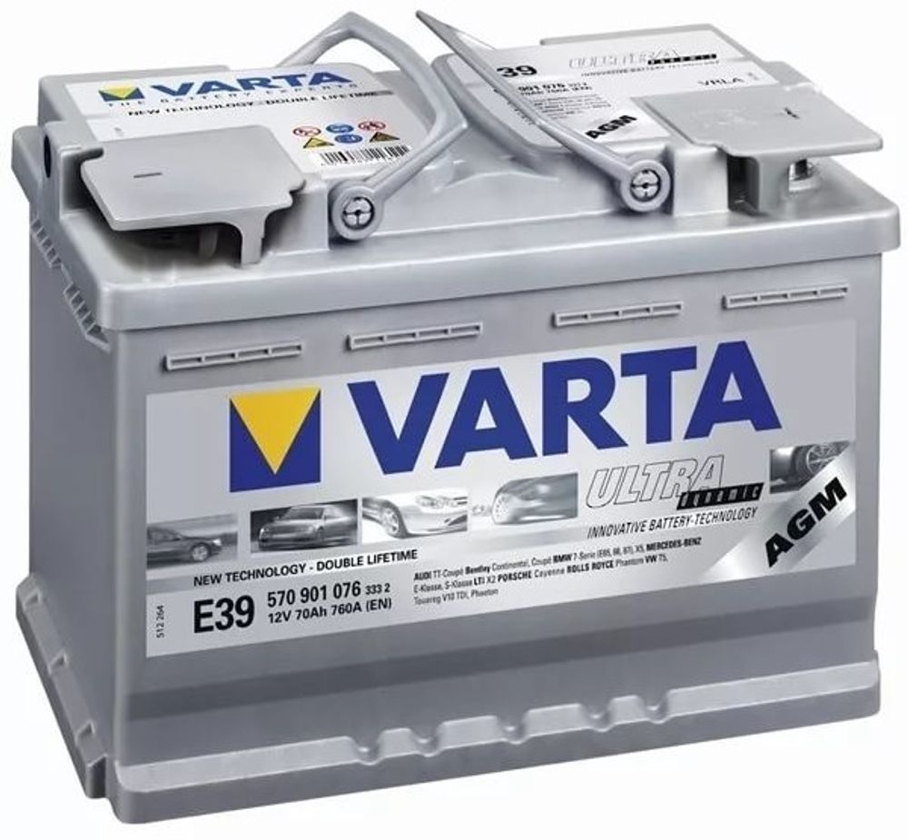 VARTA Silver Dynamic AGM 6CT- 70 ( 570 901 ) аккумулятор