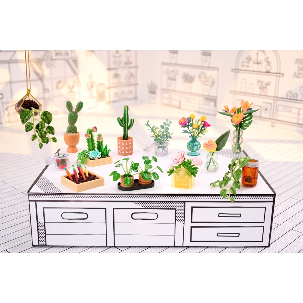 MGA's Miniverse - Набор мини растений Make It Mini Botanicals 60 предметов. 540182 / артикул   540182  / GTIN 035051540182