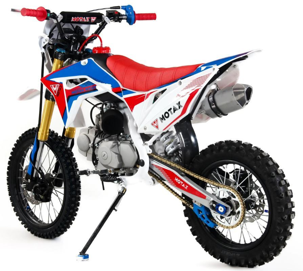 Питбайк MOTAX MX 125 (17/14) черный-белый-красный