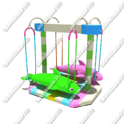 Качеля детская 4KIDS "Дельфин"