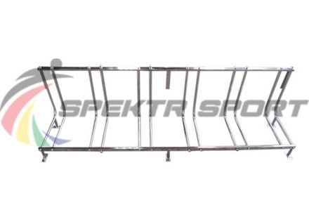 Велопарковка на 6 мест Classic-6N из нержавеющей стали