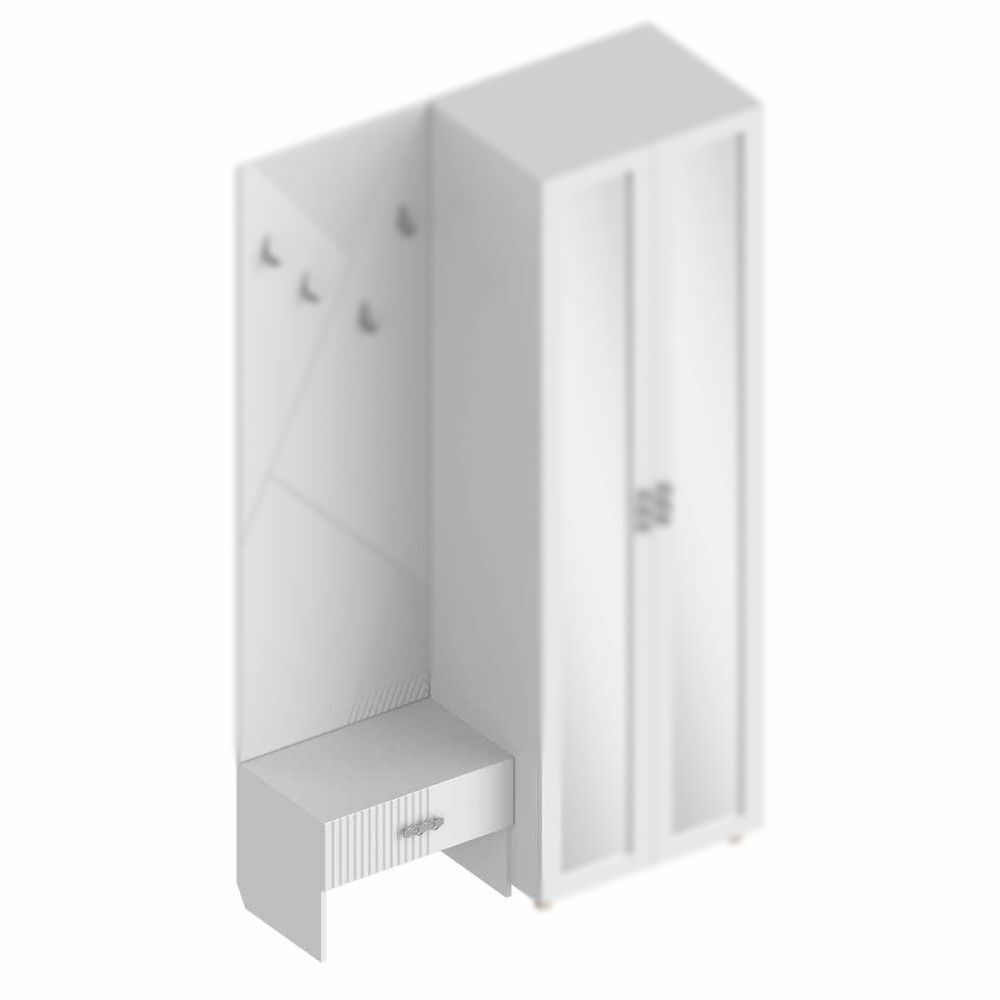 Тумба для обуви с ящиком без дна МС "Сандра"