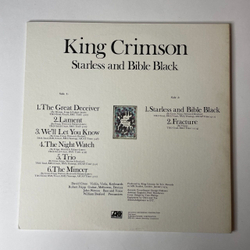 Винтажная виниловая пластинка LP King Crimson Starless And Bible Black (Japan 1980) (Obi) The Mincer
