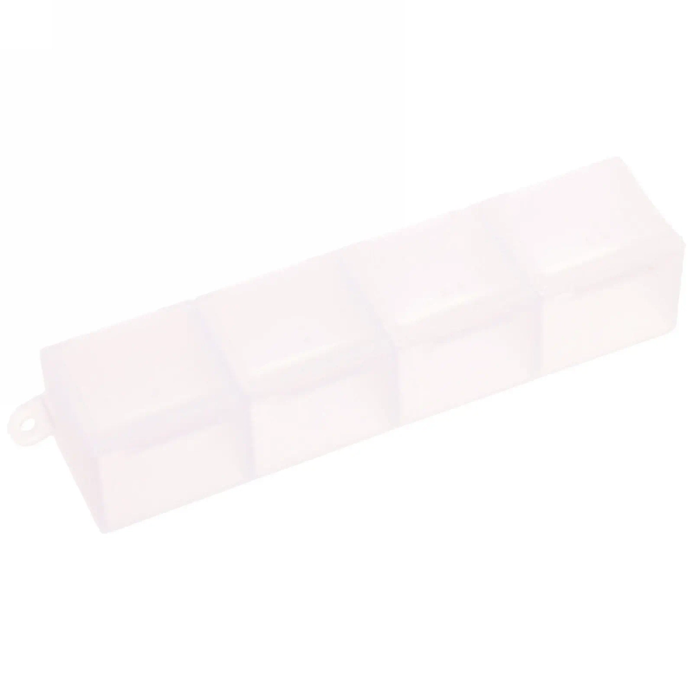 Таблетница - органайзер 4 ячейки «VOSTOKDOM», микс три цвета, 10*2.5*2см