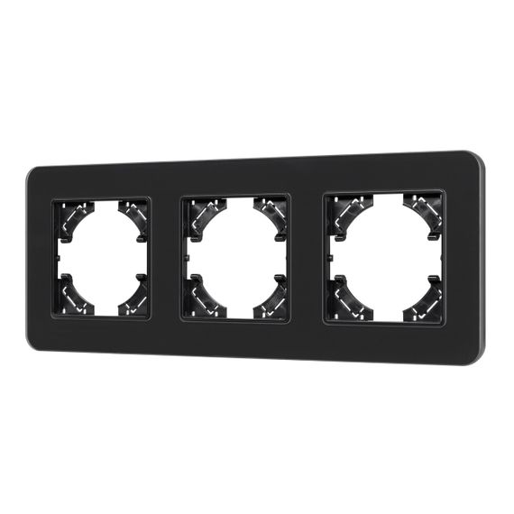 Рамка стеклянная FRM-OMALI-SFGS-3-BK Arlight 049713