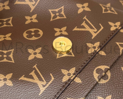 Рюкзак Montsouris Louis Vuitton Canvas Monogram с черным клапаном из кожи