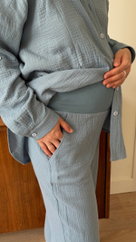 Брюки из муслина для беременных, Грозовое небо