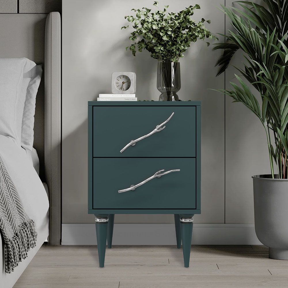 Тумба Арт Колор matte Классик Сильвер Зеленый бирюзовый матовый