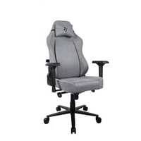 Компьютерное кресло (для геймеров) Arozzi Primo Woven Fabric - Grey - Black logo (PRIMO-WF-GYBK)