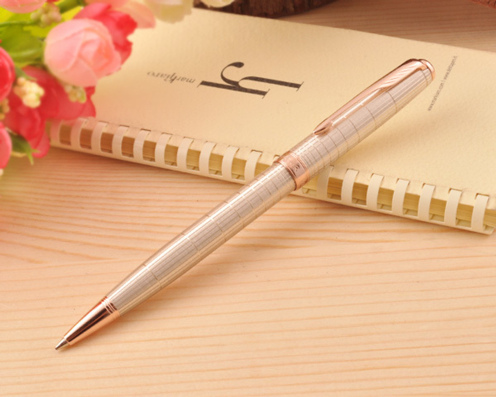 Шариковая ручка Parker Sonnet K535 Very Premium Feminine Silver PGT