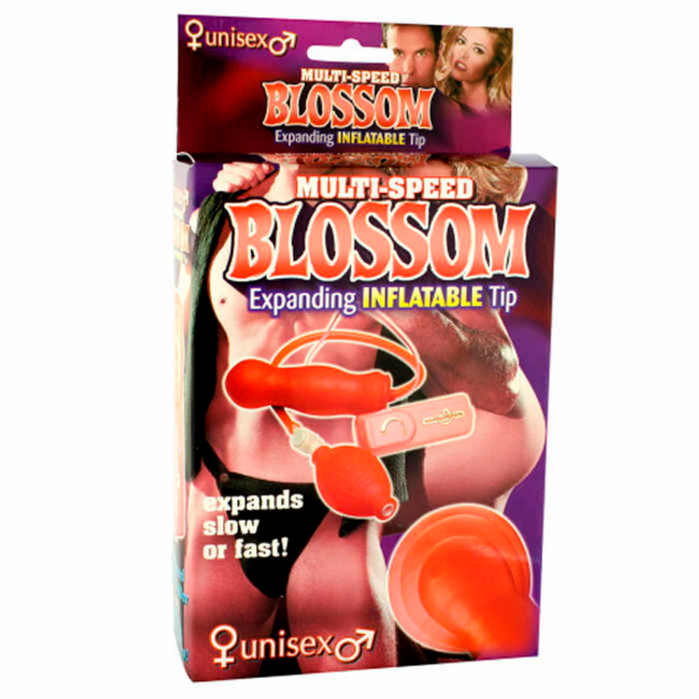 Анальный стимулятор с надувной головкой Blossom Expanding Inflatable Tip ( 12,5 см , розовый) (Цвет: розовый)
