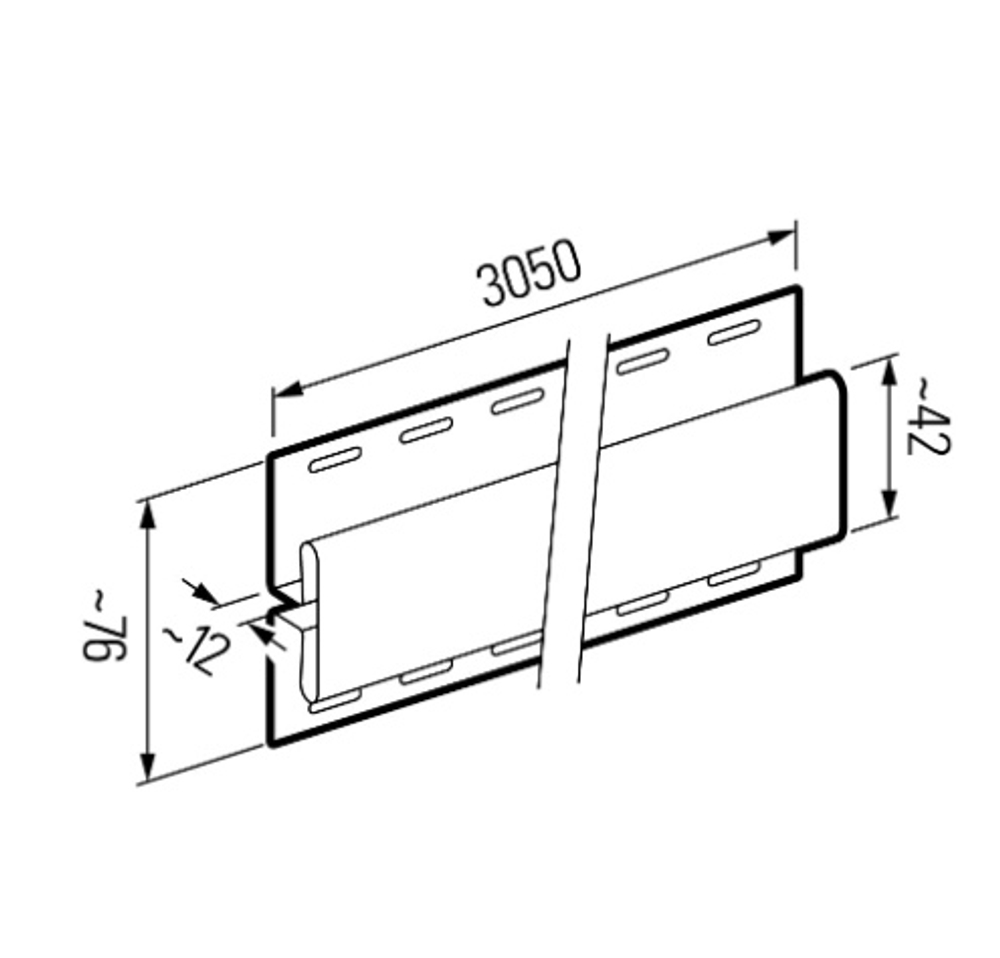 Виниловый ARTFACADE Соединительная планка White/Gray/Antracyt