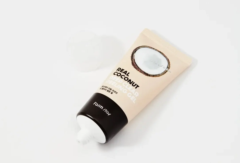 Farmstay Пилинг-скатка с кокосовым маслом rear coconut deep clear peeling gel, 100 мл