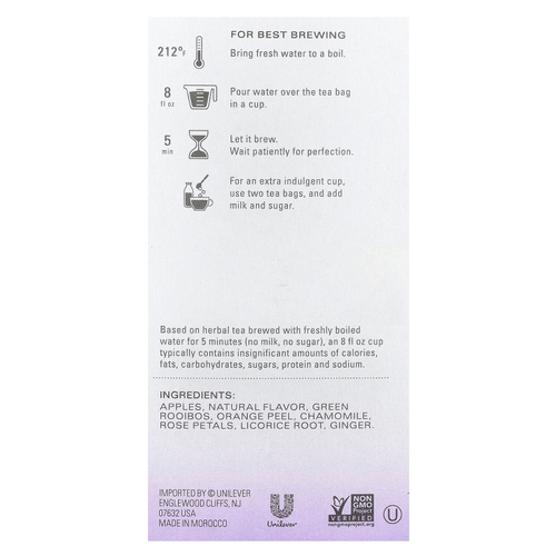 TAZO, Dessert Delights, травяной чай, лимонная буханка в глазури, без кофеина, 15 чайных пакетиков, 31,2 г (1,10 унции)