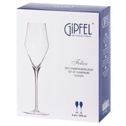 Набор из 2 фужеров для шампанского Gipfel Felice 52374 250 мл