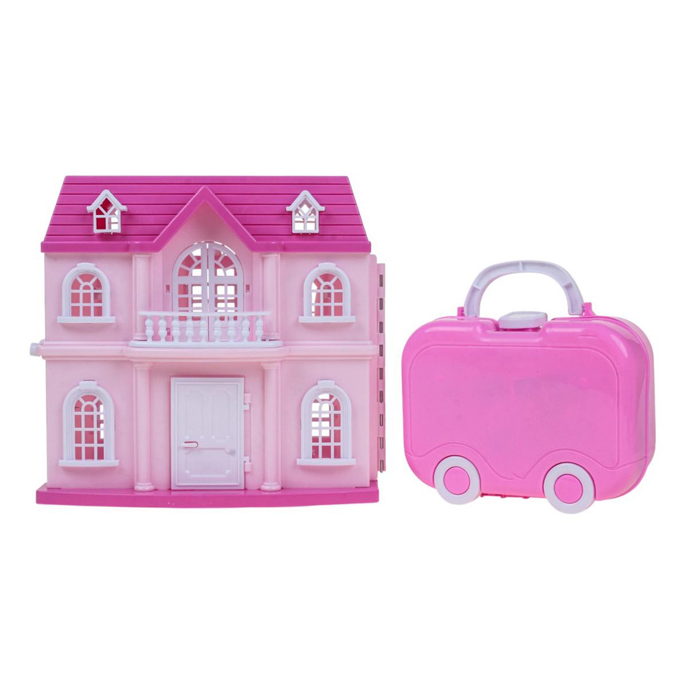 Игрушечный дом для куклы с мебелью и фигурками коробка 666-2260AM