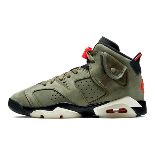 Кроссовки Travis Scott x Air Jordan 6 Retro GS Olive