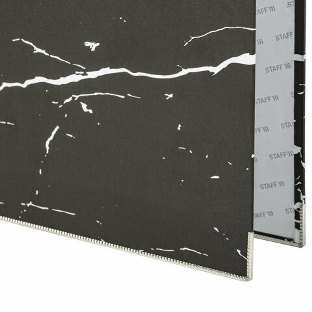 Регистратор А4 5 см СТАФФ Профит черный (272008)