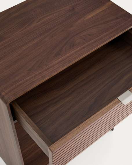 Буфет Norlen с ящиком и полкой из орехового шпона 60 x 81 см