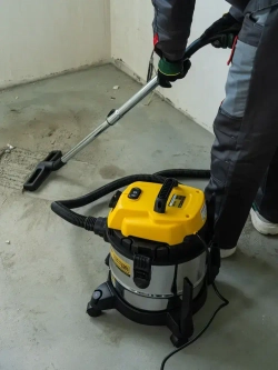 Строительный пылесос, промышленный, электрический ZORGEPRO ZVC-20( 1500 Вт, 20 литров, Шланг 3 М, НЕРА фильтр, сухая/влажная уборка )