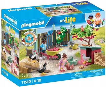 Конструктор Playmobil my Life - Маленькая птицеферма в саду Tiny House - Плеймобиль 71510