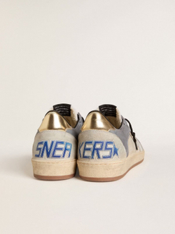 Кеды Golden Goose  Ball Star из бежевой замши