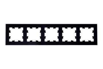 Рамка 5-м AtlasDesign Nature натур. стекло черн. SE ATN361005