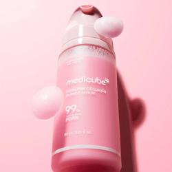 MEDICUBE Пузырьковая сыворотка с коллагеном и ПДРН PDRN Pink Collagen Bubble Serum (95 мл)