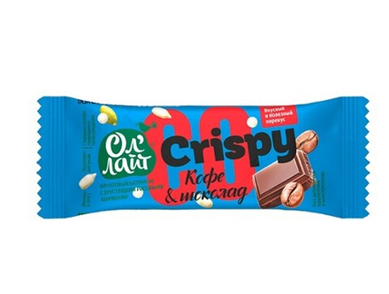 Фруктовый батончик с хрустящими шариками Кофе & Шоколад, 30 г (0,48 б)