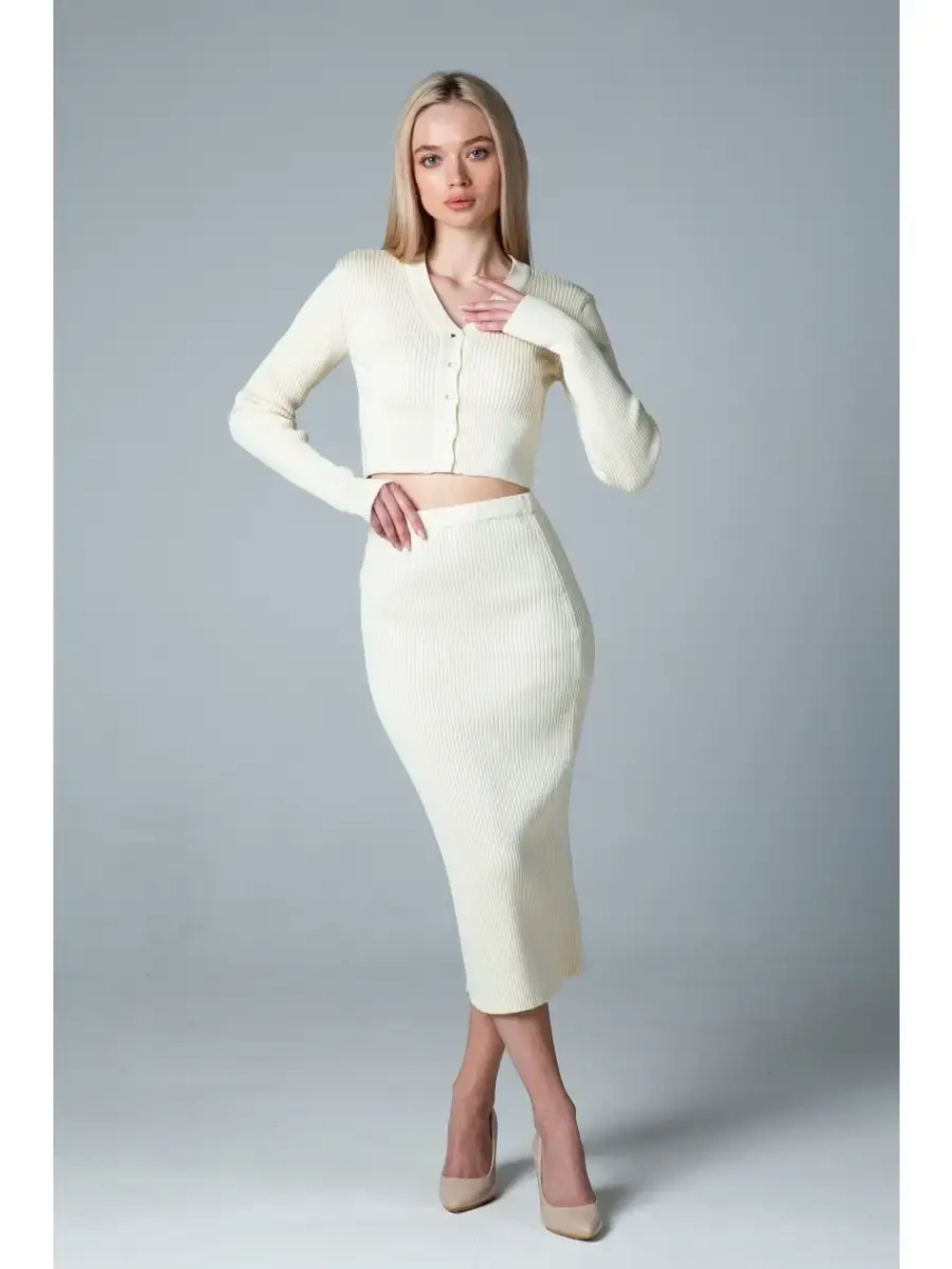 Кардиган на пуговицах