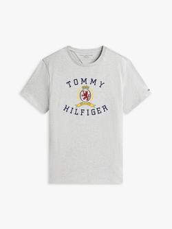 Футболка Tommy Hilfiger Crest Logo Light Grey Heather