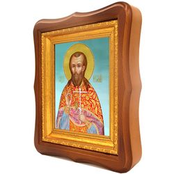 Василий Виноградов священномученик пресвитер. Икона на холсте.