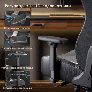 Компьютерное кресло (для геймеров) Eureka Python II, красный (ERK-GC08-R)