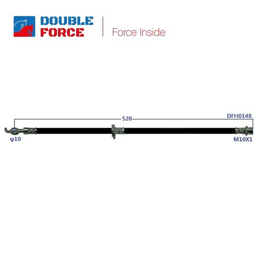 Шланг тормозной Double Force DFH0148