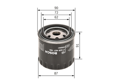 BOSCH - F026407184-BOC - Oil Filter - Povrat artikla narucenog iz Njemacke nije moguc.