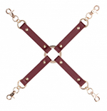 Бордовый крестообразный фиксатор Halo Hogtie Connector (Цвет: бордовый)