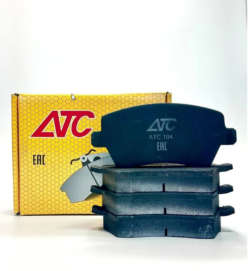 Колодка переднего тормоза "АТС" LADA VESTA, 410608481R, Largus. NISSAN: Note, Terrano,