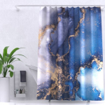 Штора для ванной комнаты ZALEL 180*200 полиэстер с утяжелителем Marble YT-Marble150