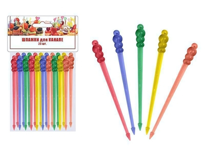 Шпажки для канапе "Булава" 90мм 20шт