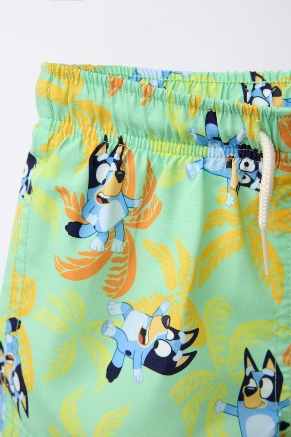 ZARA ПЛАВКИ С ПРИНТОМ BLUEY © LUDO STUDIO, ЗЕЛЕНЫЙ