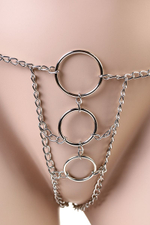 Металлическое бикини из цепочек TOYFA Theatre (Цвет: серебристый)