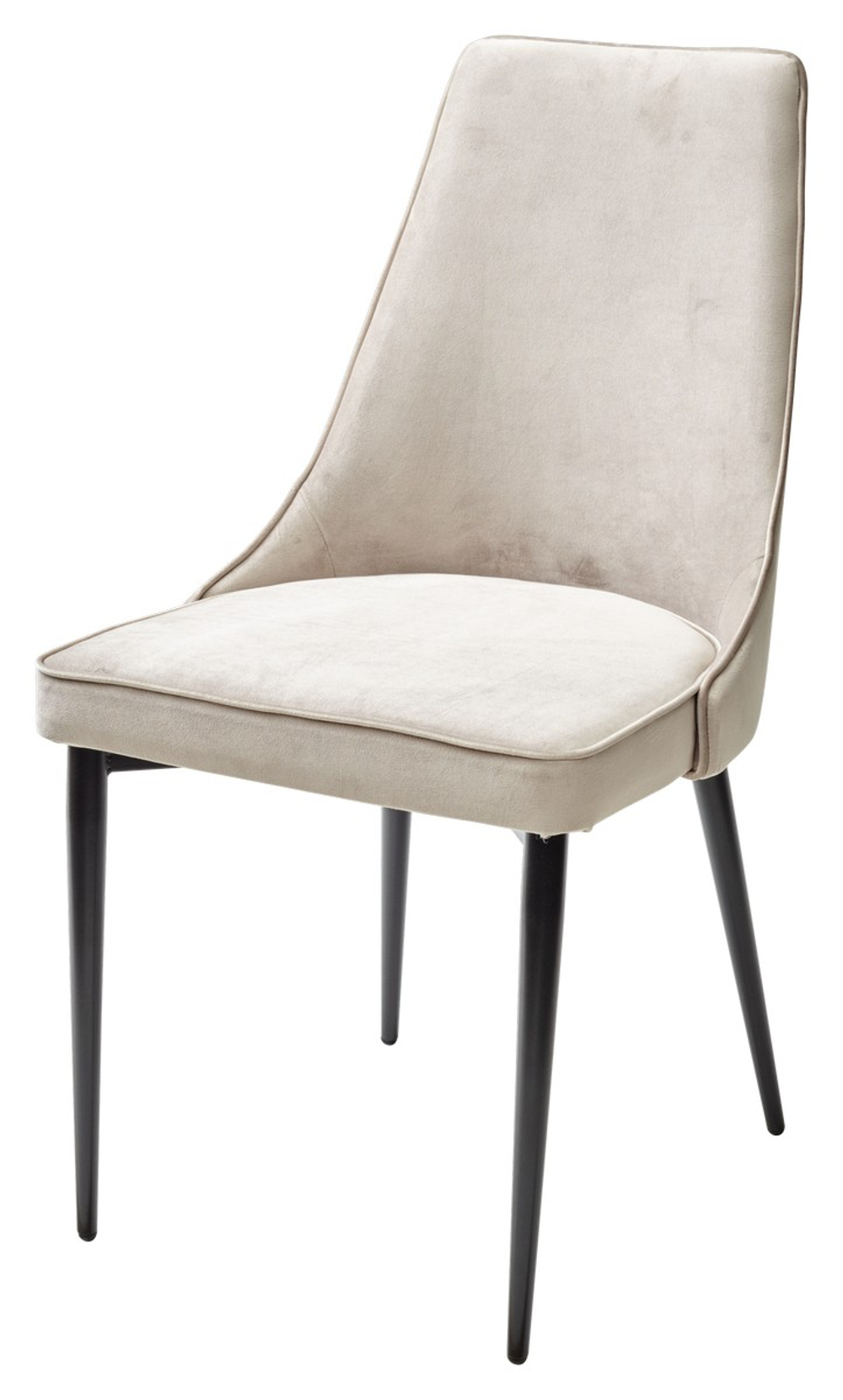 Стул М-City DISAUR Непал (Nepal-P) Латте 25, Велюр, Черный каркас