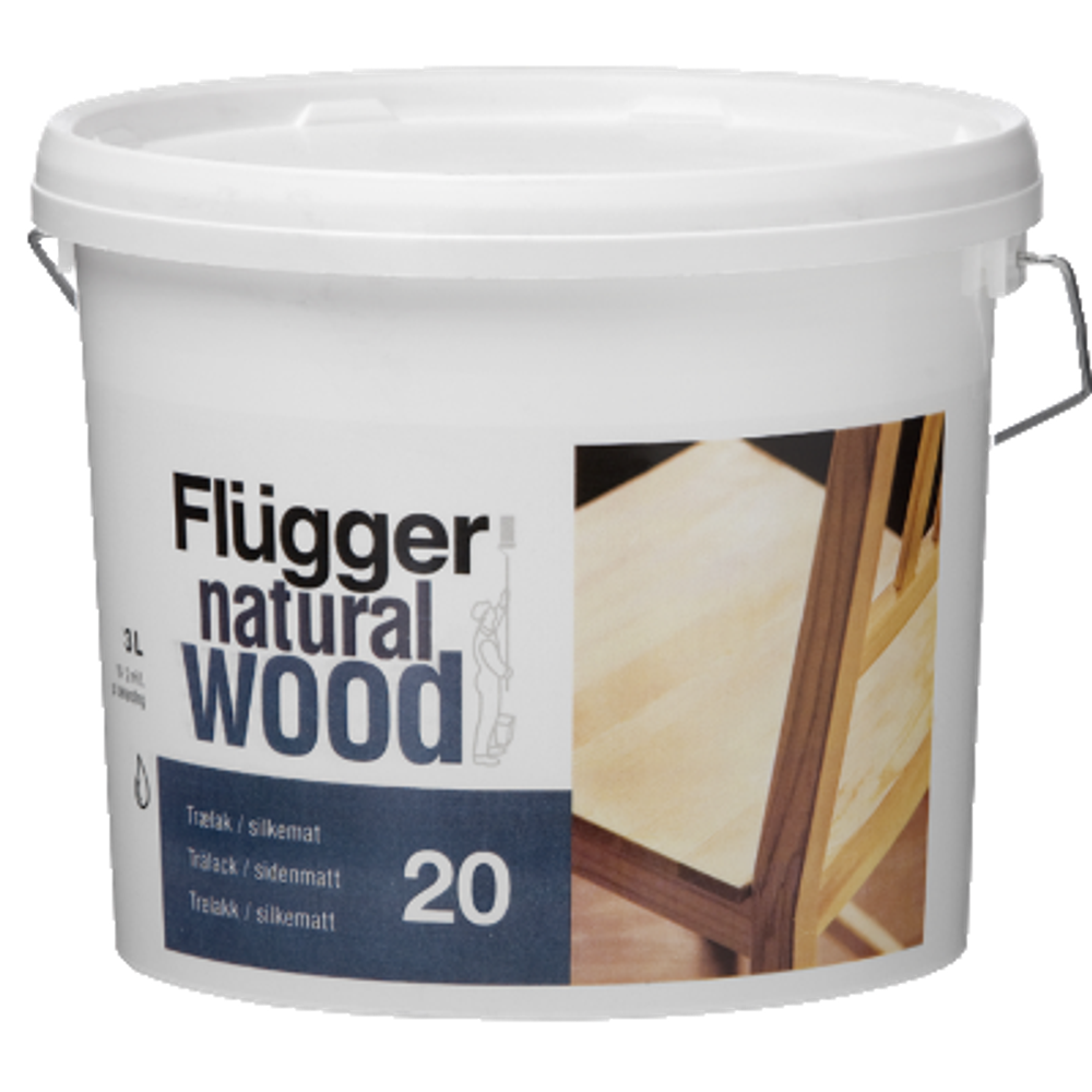 Лак мебельный глянцевый Wood Lacquer gloss 0.75л FLUGGER 94888