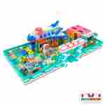 Игровая детская зона «Строй-город», 10×5×3 м