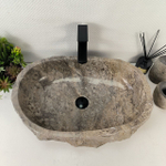 Раковина из мрамора Erozy Grey EM-65517 60*52*15 0888