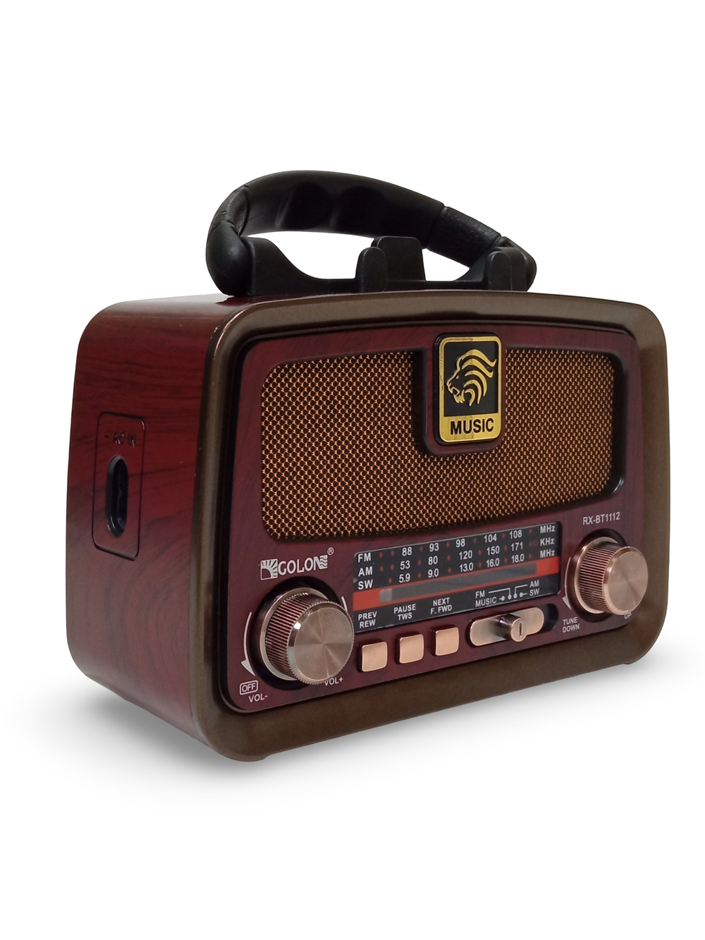 Радиоприемник в стиле ретро с MP3 плеером и Bluetooth RXBT1112BT