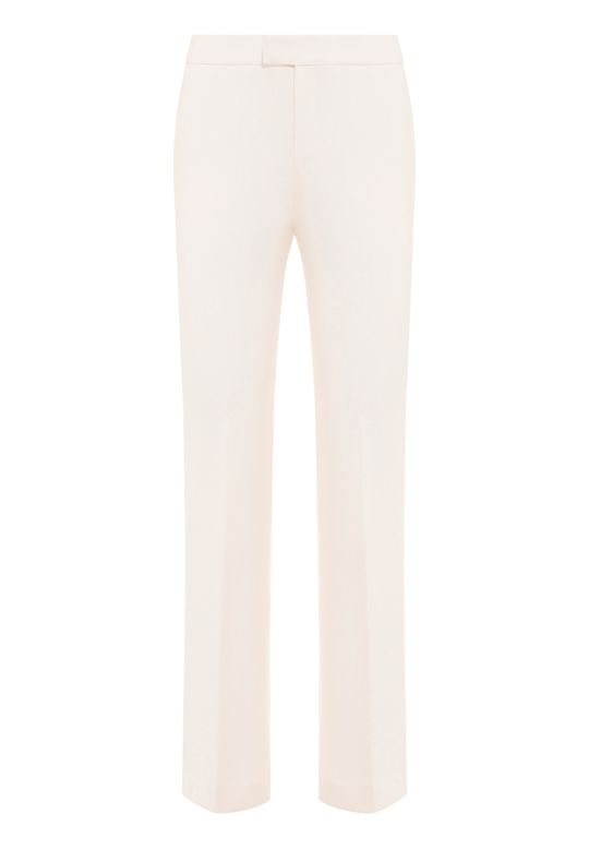 Брюки расклешенные от колена (в оттенке айвори)