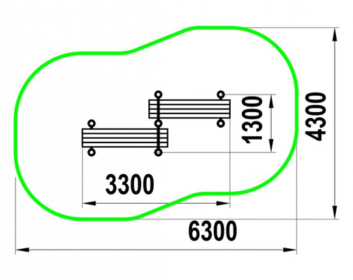 Лавки для развития мышц брюшного пресса разноуровневые