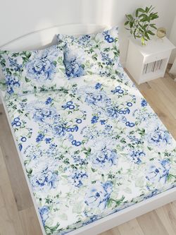 Простынь на резинке Сказка "Тенереза" 180х200 см, перкаль